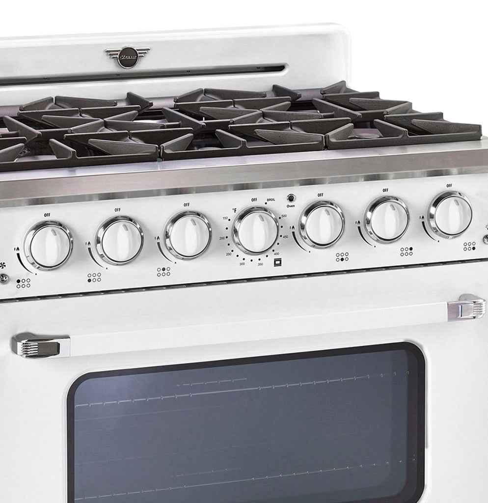 Classic Retro by Unique 36” Pro Convection Gas Range