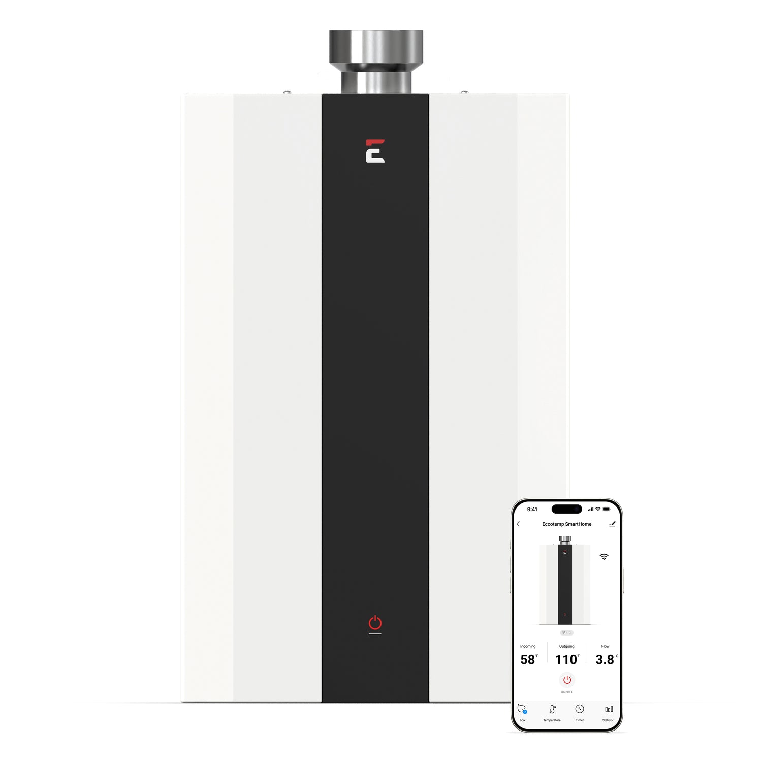 Eccotemp SmartHome Indoor 4.0 GPM Liquid Propane Tankless Water Heater, SH12-A Series - Canadian Off Grid