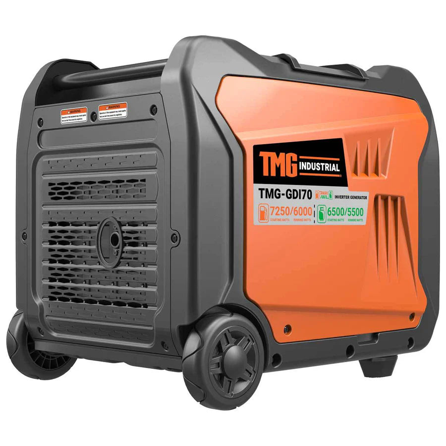 TMG Industrial GDI70 - 7250W Portable Dual Fuel Inverter Generator - Canadian Off Grid