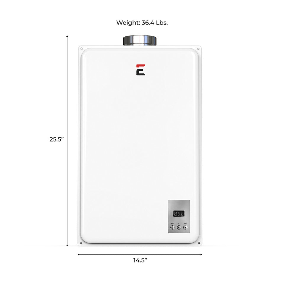 Eccotemp Builder Series Indoor 6.8 GPM Liquid Propane Tankless Water Heater w/ 4" Horizontal Vent Kit - Canadian Off Grid