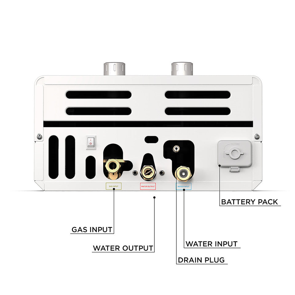 Eccotemp Luxé EL10 3.0 GPM Portable Outdoor Tankless Water Heater - Canadian Off Grid