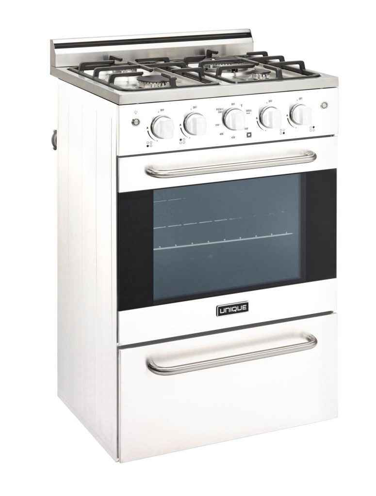 Prestige by Unique 24″ Convection Gas Range (Electronic Ignition)
