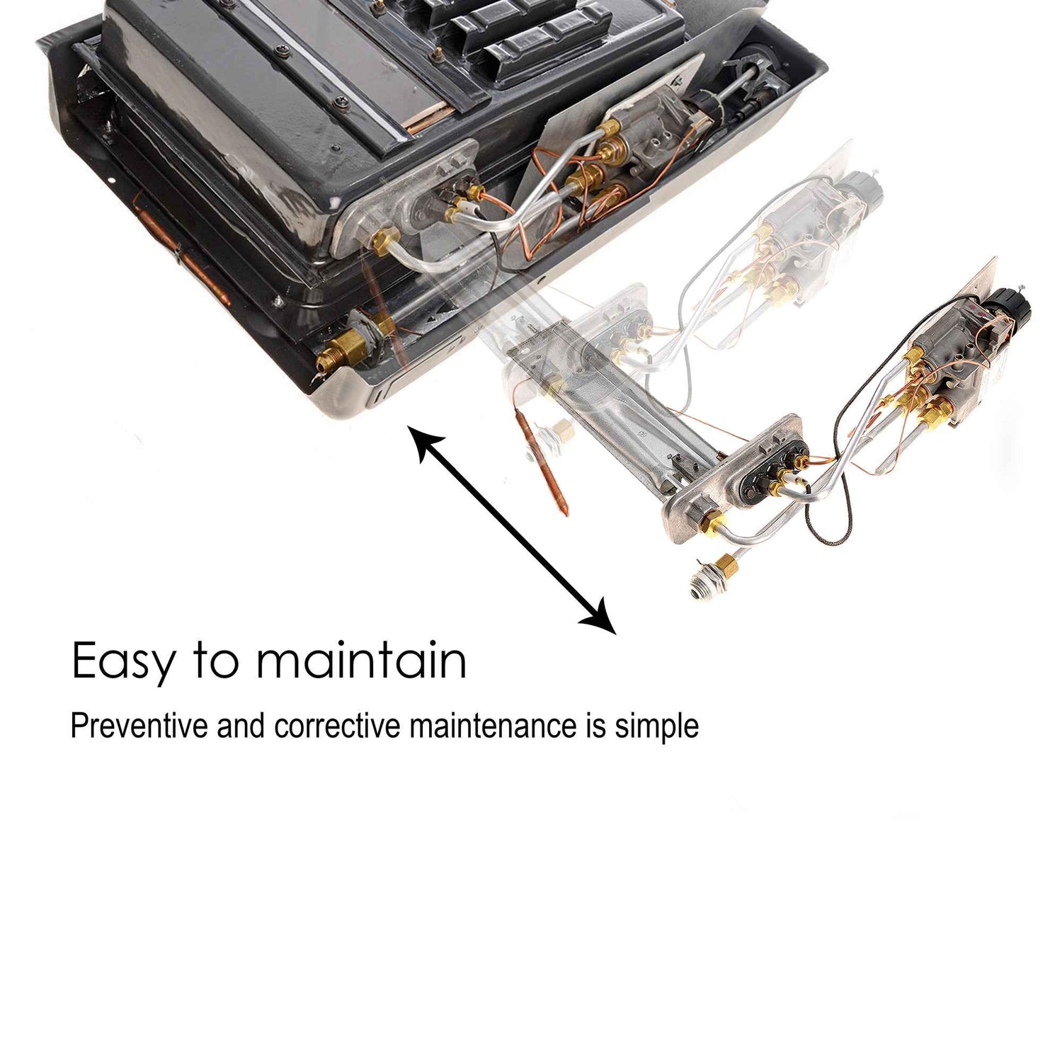 Martin Direct Vent Propane Wall Heater MDV8P  (8,000 BTU)