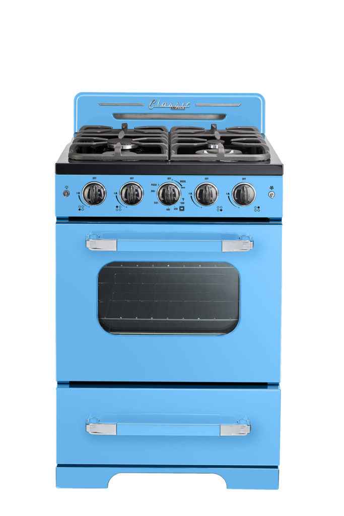 Classic Retro by Unique 24” Convection Gas Range (Electronic Ignition)