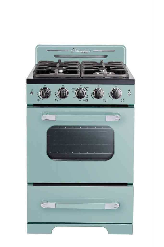 Classic Retro by Unique 24” Convection Gas Range (Electronic Ignition)