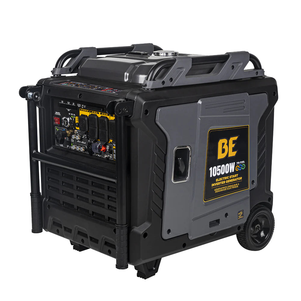 BE Power BE10500IT Tri-Fuel 10,500 Watt Digital Inverter Generator [Preorder]