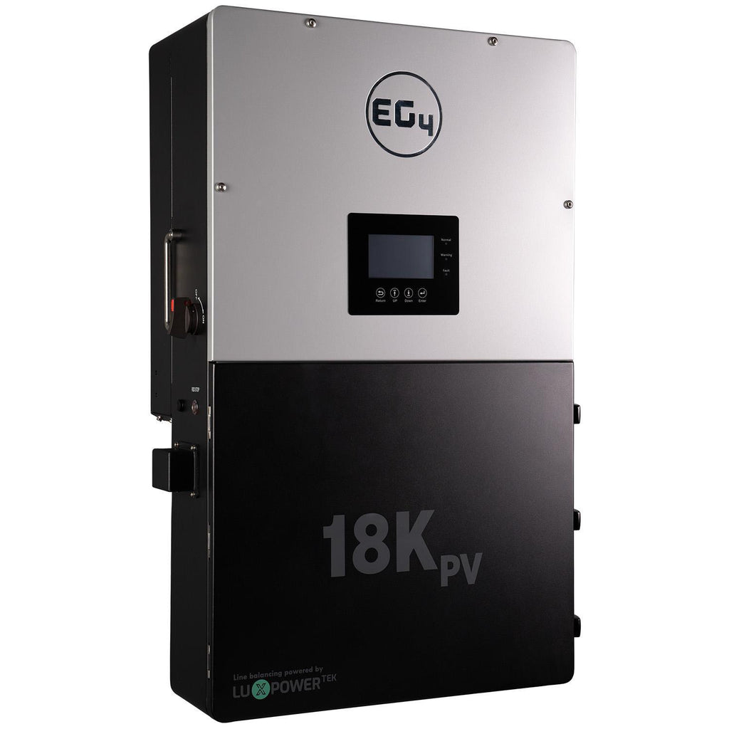 EG4 18KPV Hybrid Inverter  All-In-One Solar Inverter EG4-18KPV-12LV –  Canadian Off Grid Depot