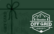 Canadian Off Grid Gift Card - Canadian Off Grid