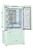 UGP-595L AC French Door Classic Retro Refrigerator (21.4 cu ft)