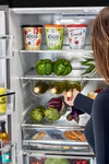 Classic Retro by Unique 595L AC French Door Refrigerator (21.4 Cu/Ft) - Canadian Off Grid