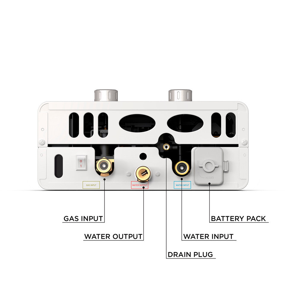 Eccotemp Luxé EL5 1.5 GPM Portable Outdoor Tankless Water Heater - Canadian Off Grid
