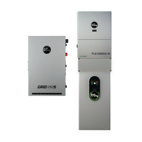 EG4 GridBOSS + FlexBOSS-21 - 14.3kWh Indoor Battery & 12kW Hybrid Inverter Kit