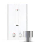 Eccotemp L10 Portable Outdoor Tankless Water Heater w/ EccoFlo Diaphragm 12V Pump and Strainer