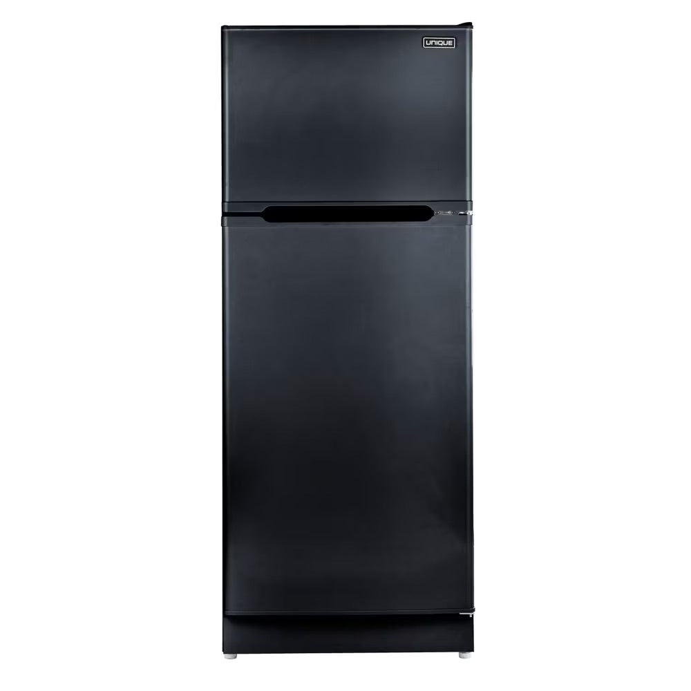 Unique 14 Cu/Ft Propane Refrigerator - Black / Carbon Monoxide Interlock (Scratch & Dent)
