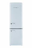Unique 9 cu/ft Bottom Mount Retro Refrigerator