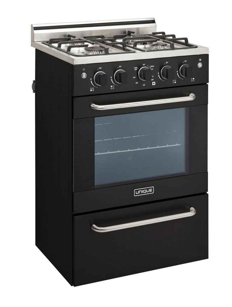 Prestige by Unique 24″ Convection Gas Range (Electronic Ignition)