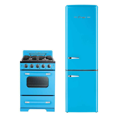 Classic Retro by Unique 9 Cu/Ft Bottom Mount Refrigerator