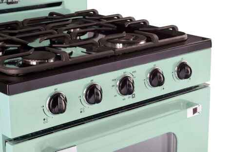 Classic Retro by Unique 30” Off-Grid Propane Range (Battery Ignition)