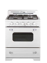 Classic Retro by Unique 30” Off-Grid Propane Range (Battery Ignition)