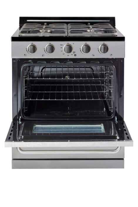 Classic by Unique 30" Stainless Steel Propane Range