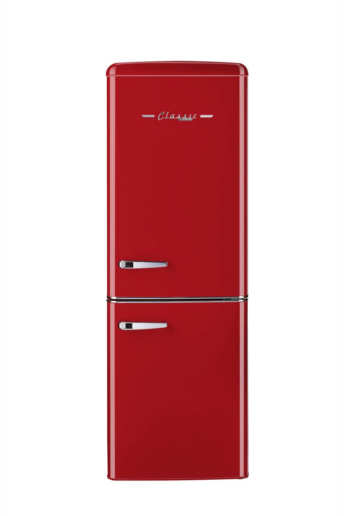 Classic Retro by Unique 7 Cu/Ft Bottom Mount Refrigerator