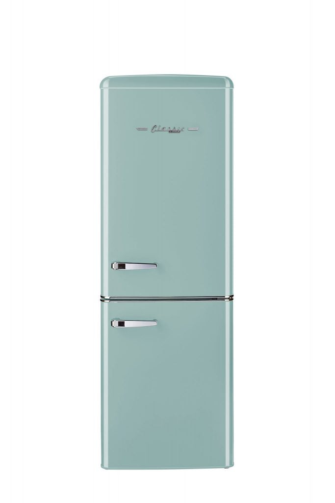 Classic Retro by Unique 7 Cu/Ft Bottom Mount Refrigerator