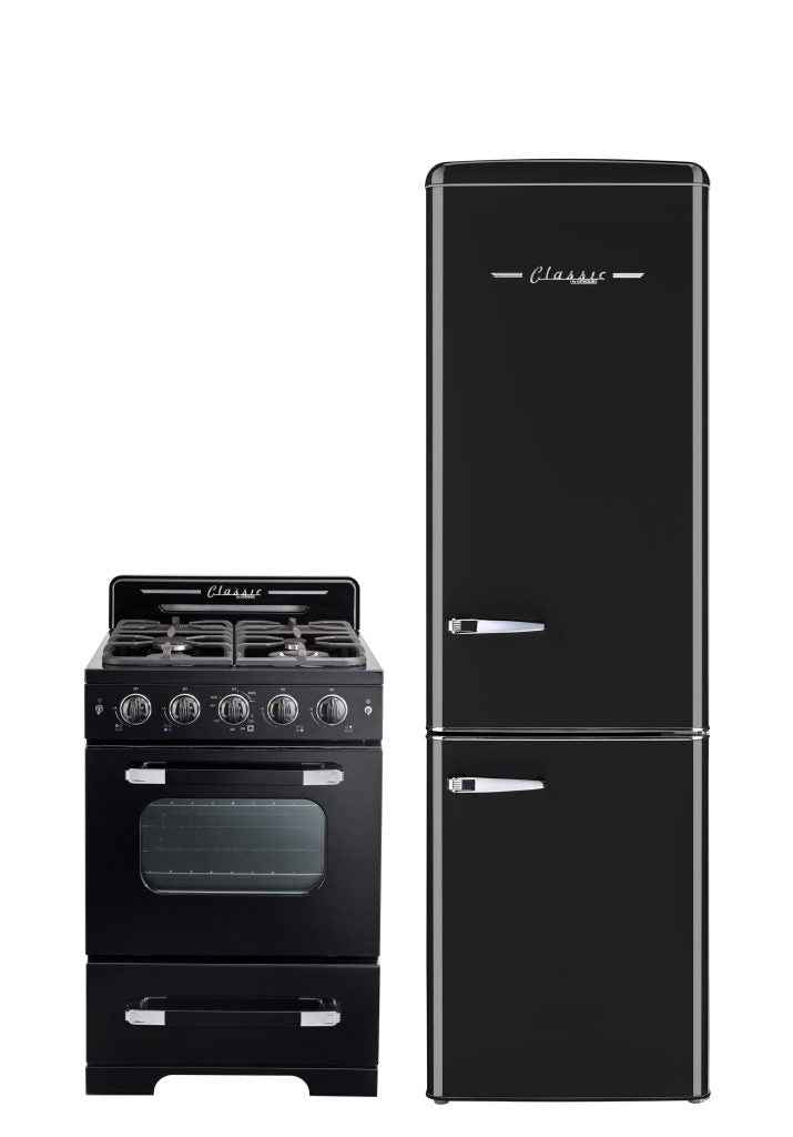 Classic Retro by Unique 9 Cu/Ft Bottom Mount Refrigerator