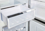 Prestige by Unique 21.6 in. 8.7 Cu/ft. Bottom Freezer Refrigerator