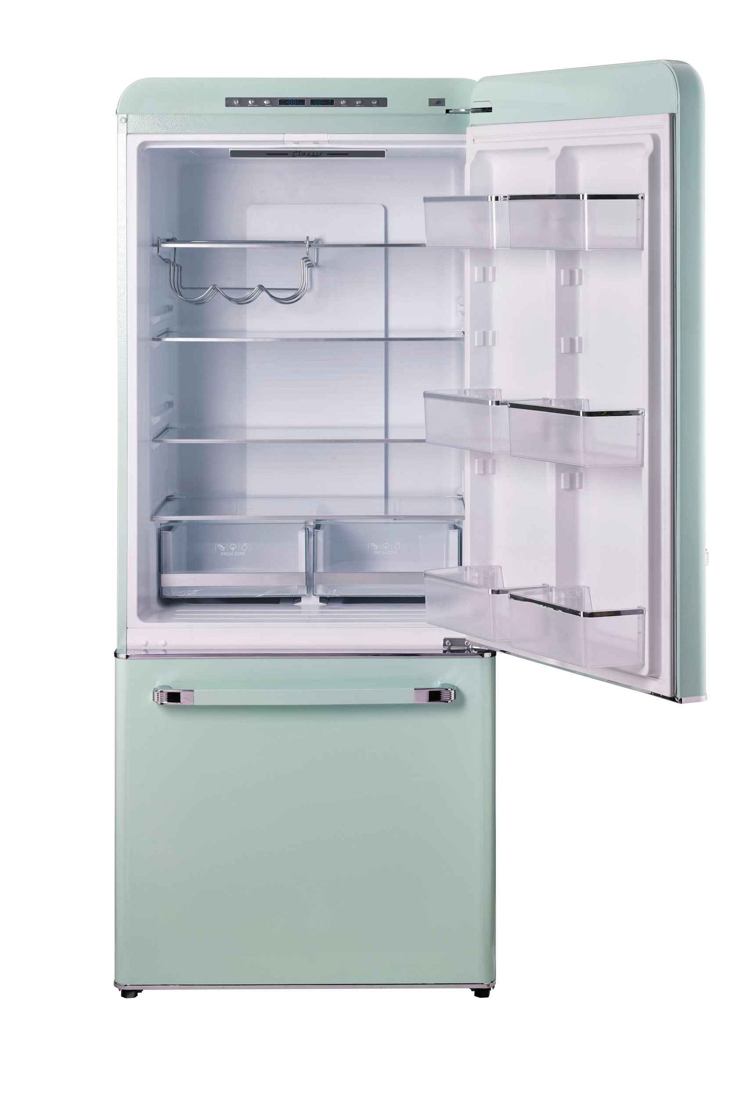 Classic Retro by Unique 18 Cu/ft. Electric Bottom-Mount Refrigerator