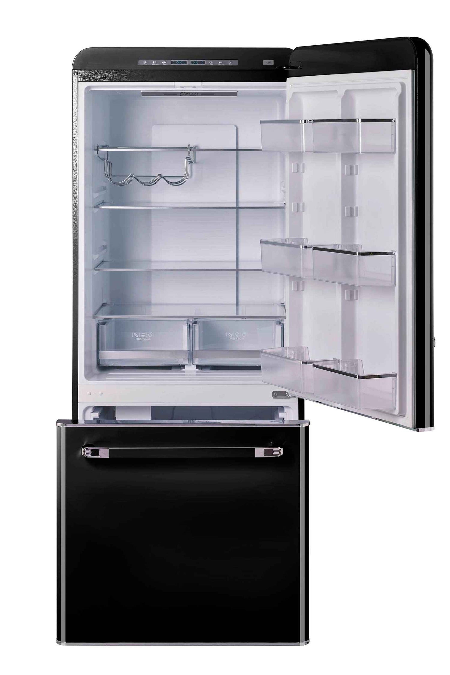 Classic Retro by Unique 18 Cu/ft. Electric Bottom-Mount Refrigerator