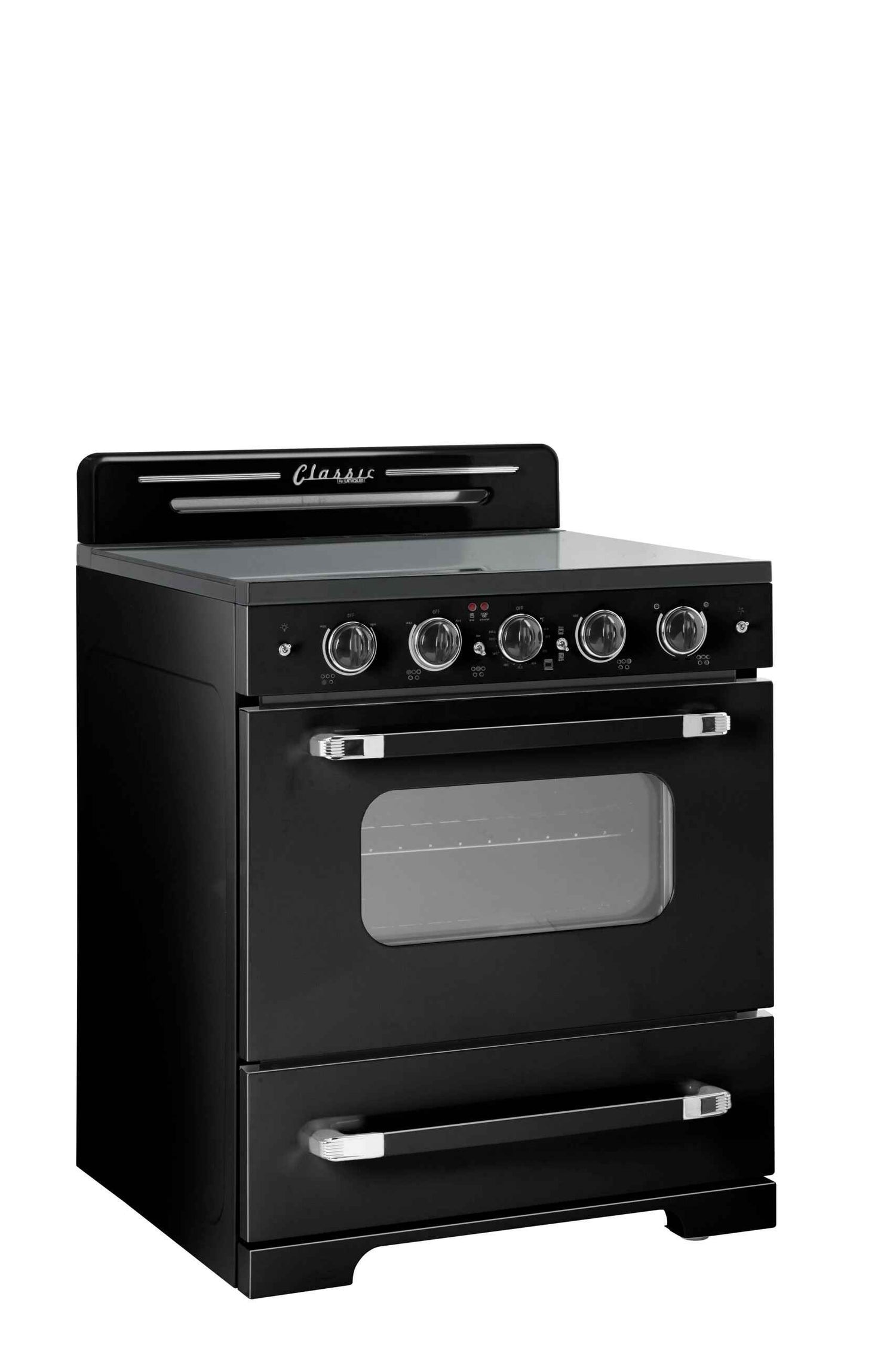 Classic Retro by Unique 30” Electric Range with Convection Oven