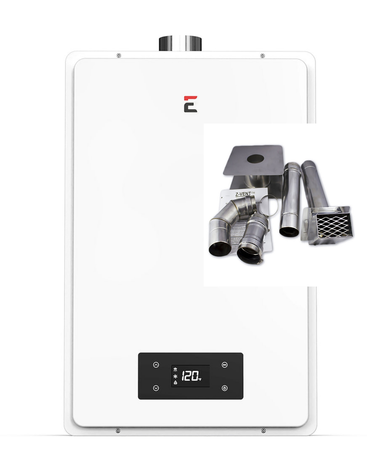 Eccotemp Builder Series 6.0 GPM Indoor Liquid Propane Tankless Water Heater With Horizontal Vent Kit